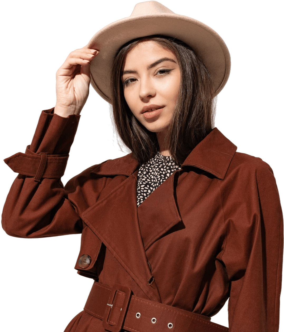 Trendy Brown Coat